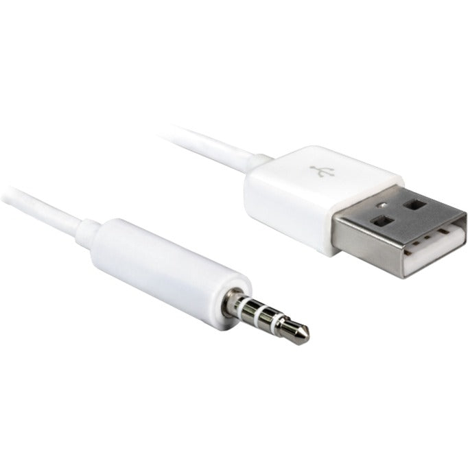 Delock câble usb-a mâle > adaptateur jack stéréo 3,5 mm mâle 4 broches (ipod shuffle, 1 m)