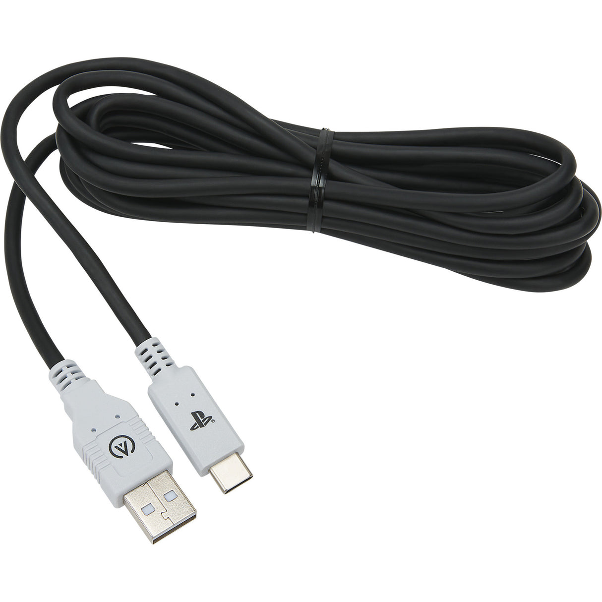 Câble Powera USB-C pour Playstation 5 (noir et blanc, 3 mètres)