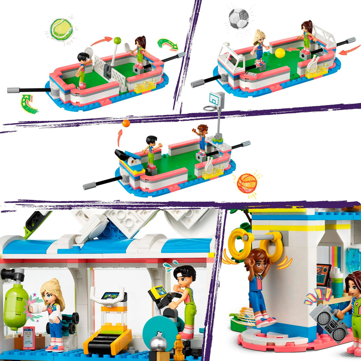 Lego Friends - jouet de construction de centre sportif (41744)