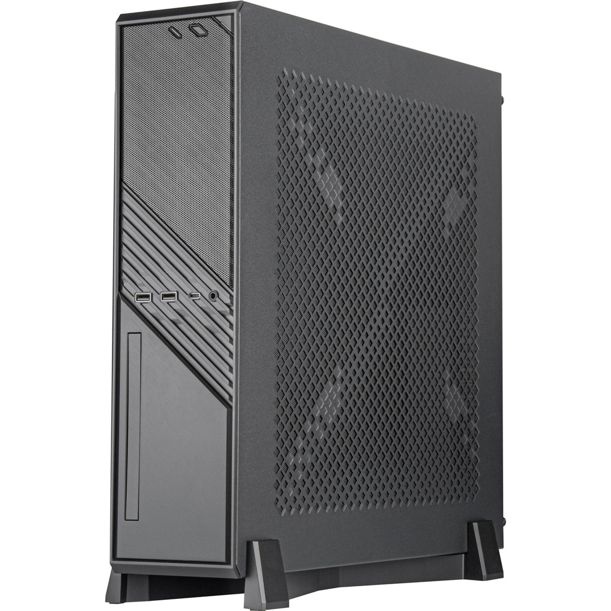 Boîtier mini tour Silverstone milo 12 (noir | 2x USB-A | 1x USB-C)
