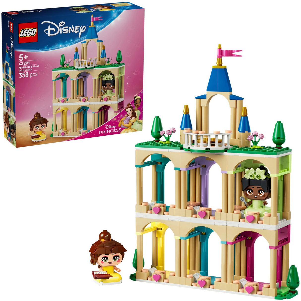 Lego Disney Princess 43291 Mini Belle et Tiana avec château