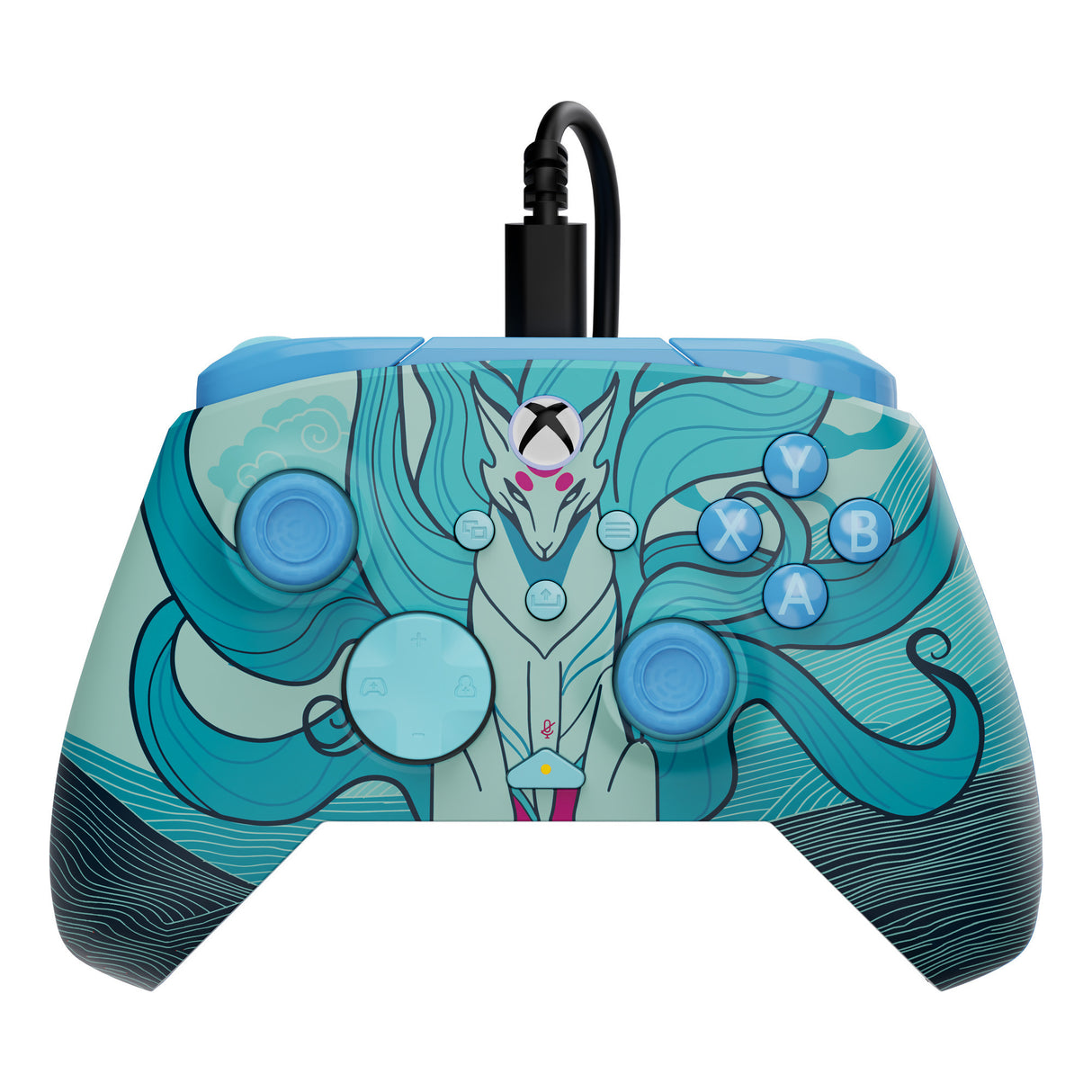 Manette filaire avancée Turtle Beach Rematch (Blue Kitsune, Xbox Series X|S, Xbox One, PC)