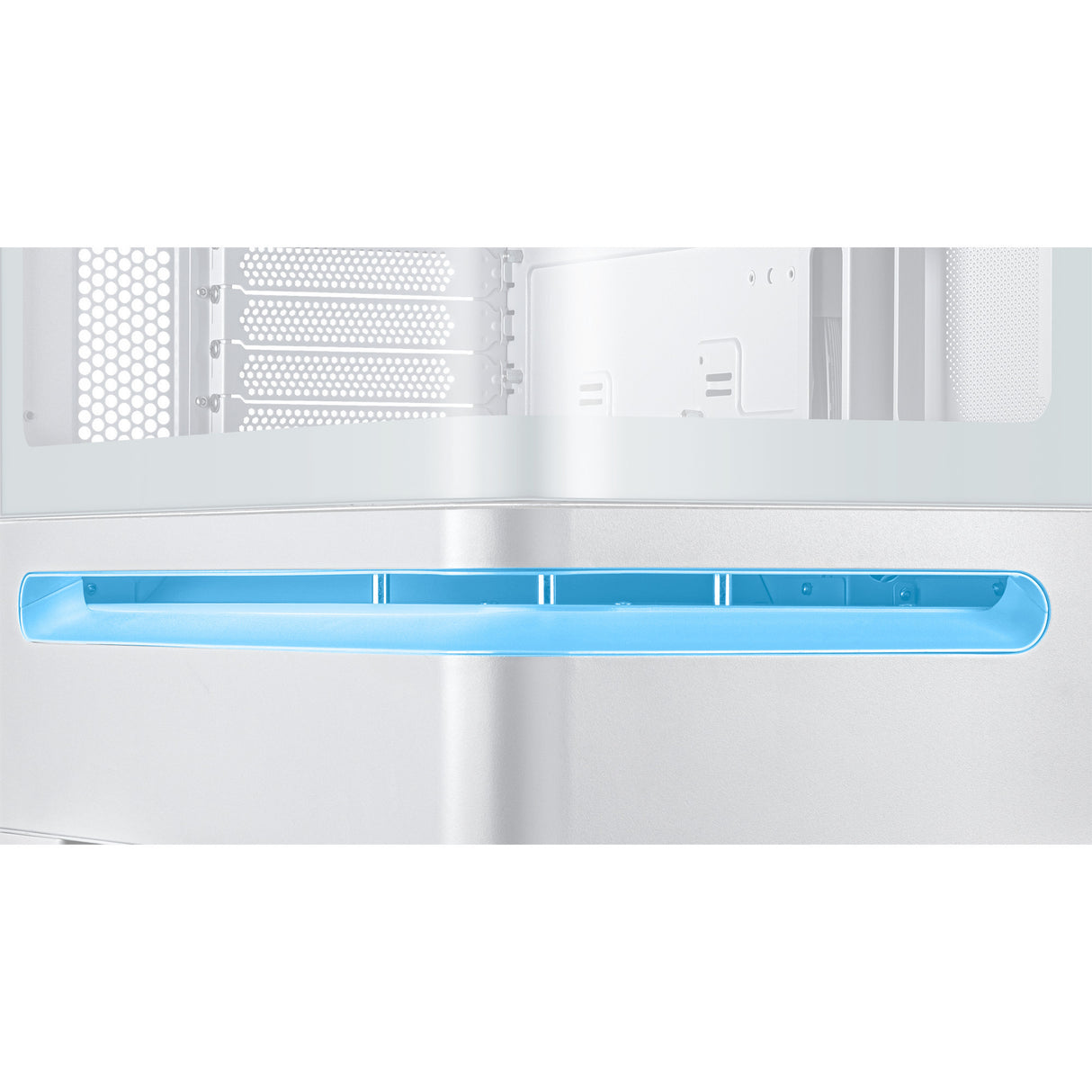 Boîtier tour midi Asus Prime Ap202 (blanc | 2x USB-A | 1x USB-C | RVB | Verre trempé)