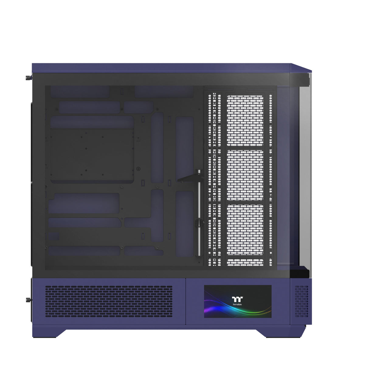 Thermaltake view 600 tg future dusk big tower behuizing (paars zwart | 2x usb-a | 1x usb-c | tempered glass)