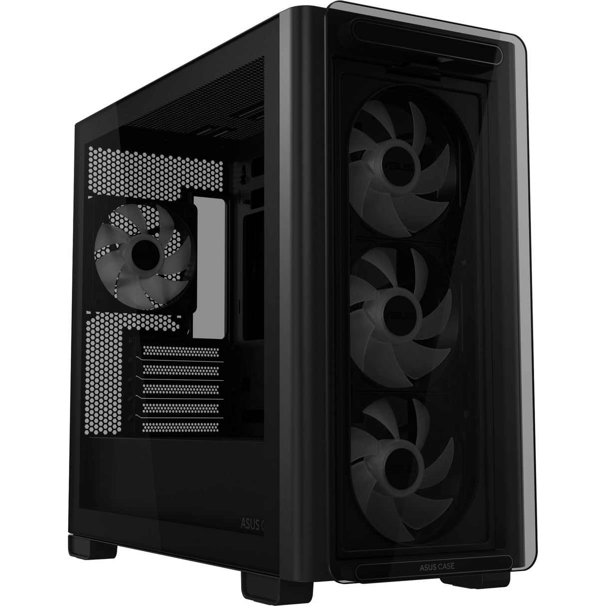 Boîtier mini tour Asus a23 plus (noir | 2x USB-A | 1x USB-C | RVB | verre trempé)