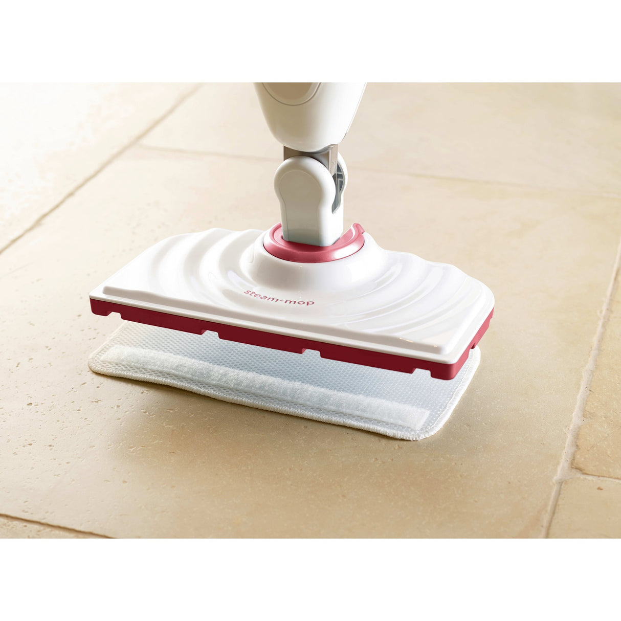 Balai vapeur Black+decker bds1616r 1600w avec 2 chiffons vapeur nettoyeur vapeur (blanc rouge)