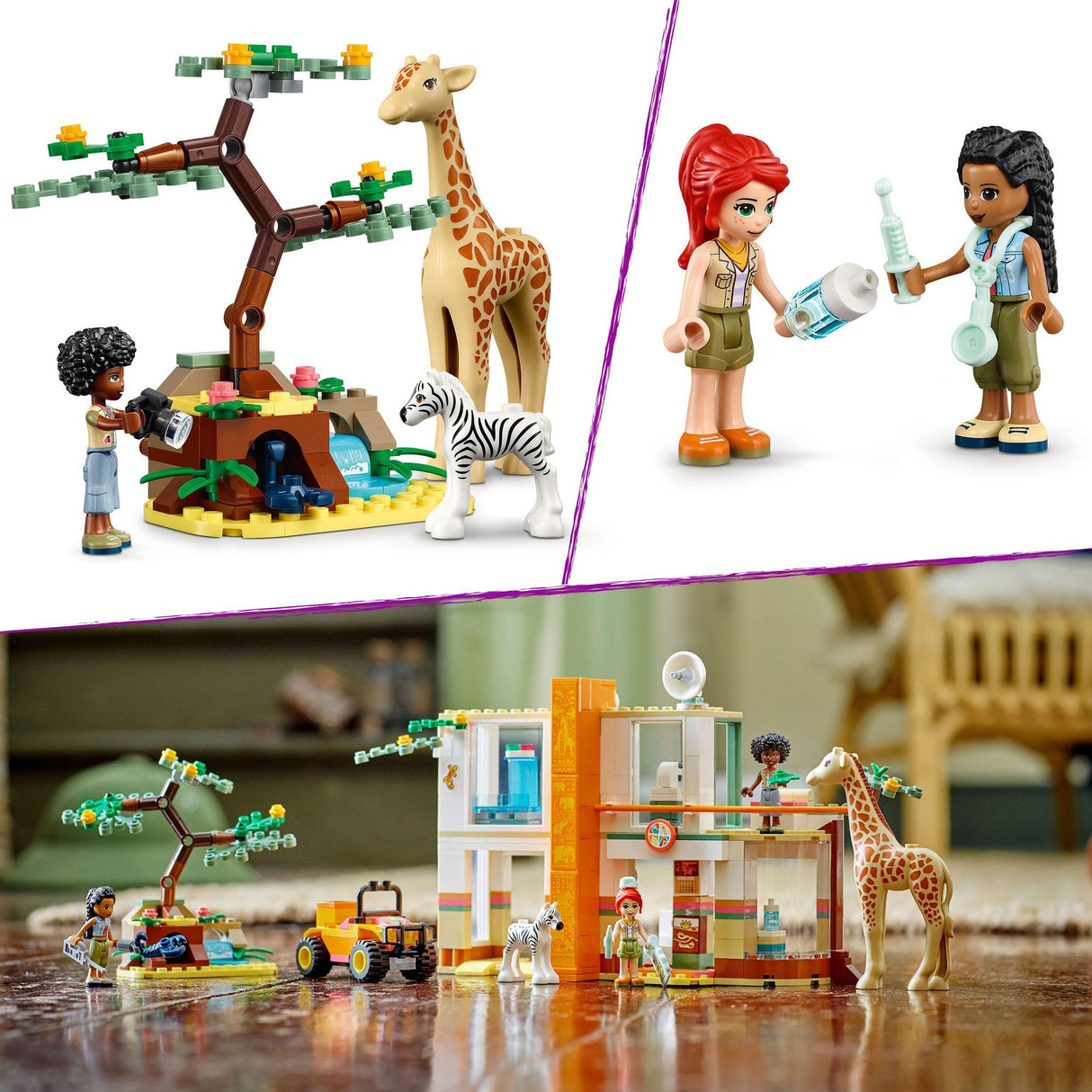 Lego Friends - Le jouet de construction de protection des animaux sauvages de Mia (41717)