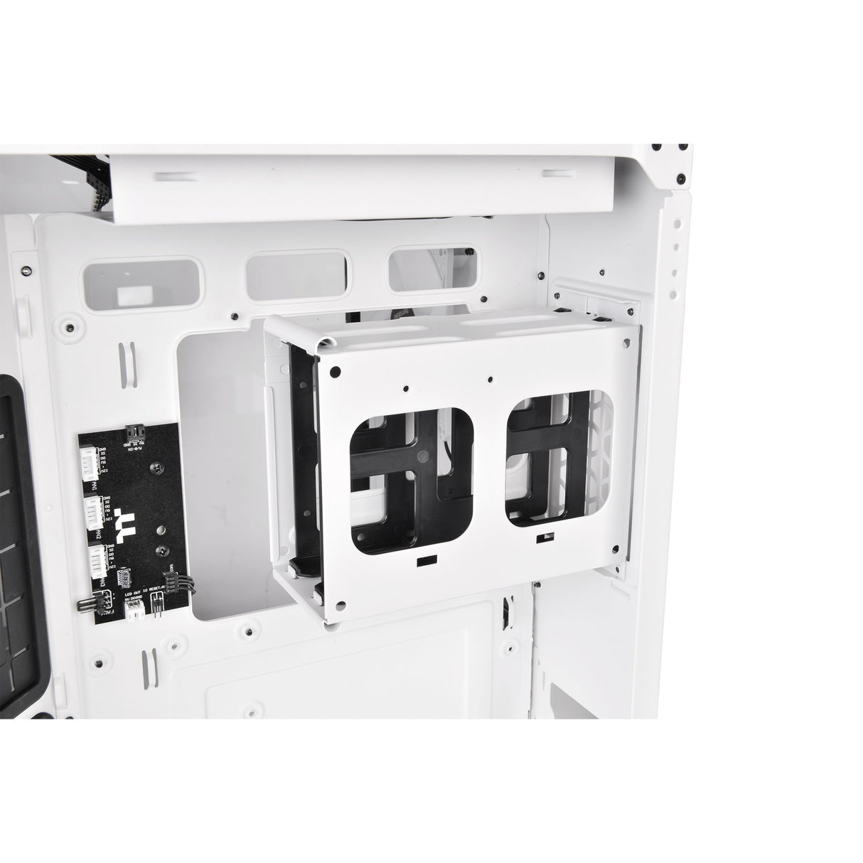 Boîtier tour midi Thermaltake view 51 tg snow argb edition (blanc | 4x USB-A | 1x USB-C | RVB | fenêtre)