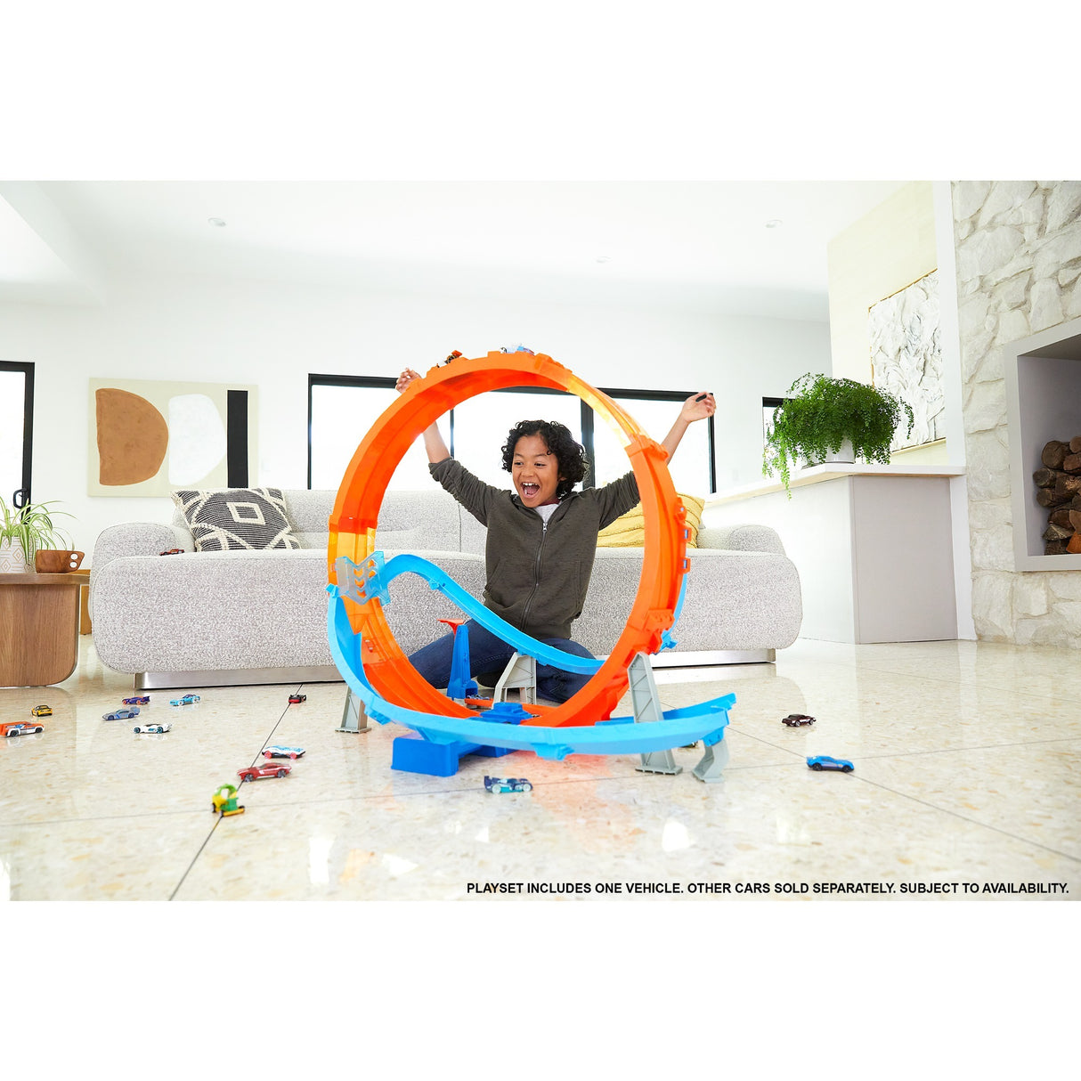 Hot Wheels - Circuit de chaos en boucle massive - Circuit de course
