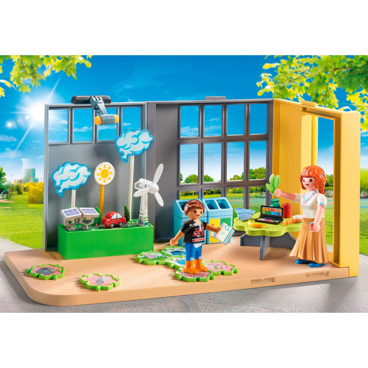 Playmobil city life - jouets de construction pour la science du climat (71331)