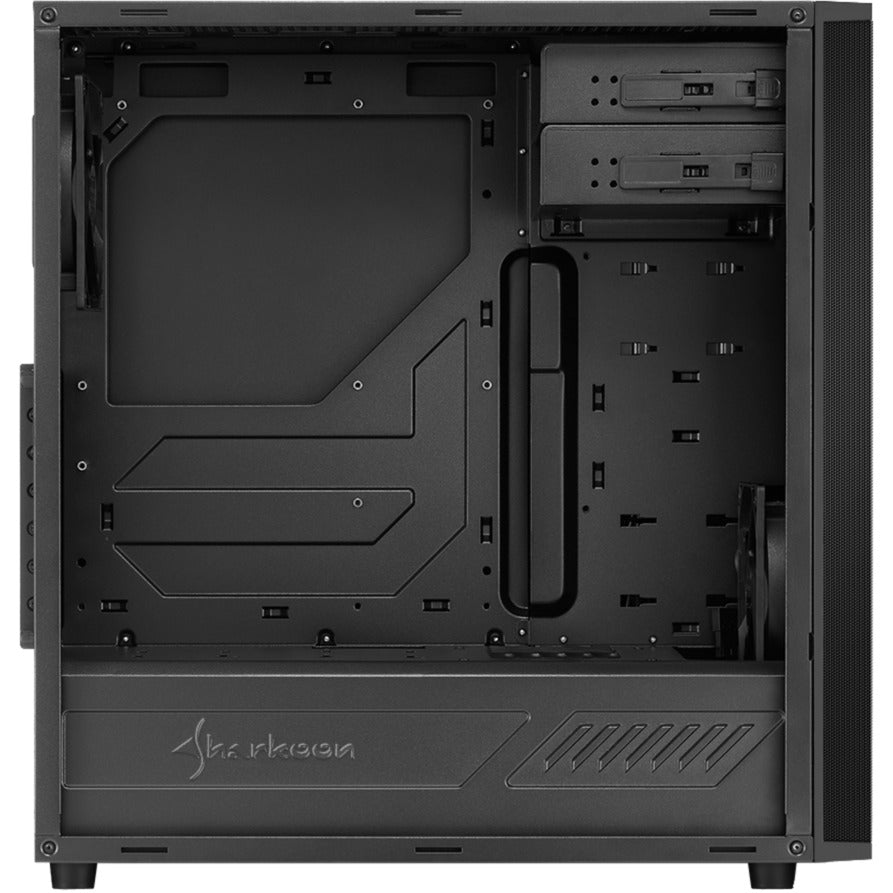 Boîtier tour midi Sharkoon m25-v (noir | 2x USB-A)