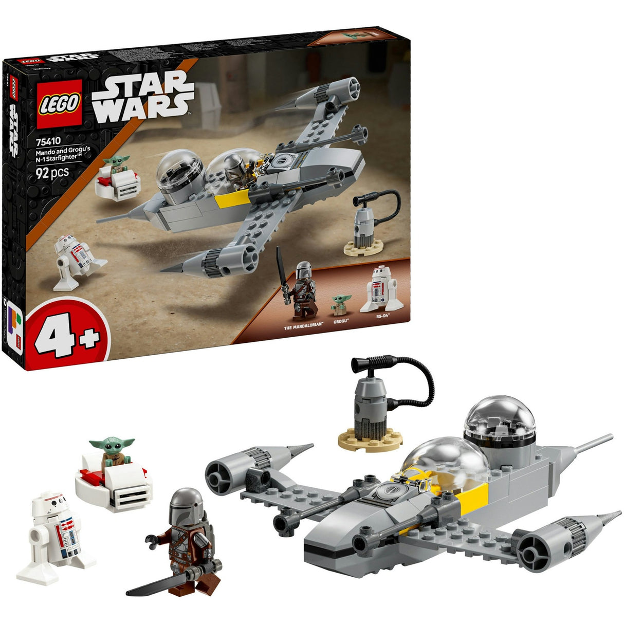Lego Star Wars 75410 Le chasseur N-1 de Mando et Grogu