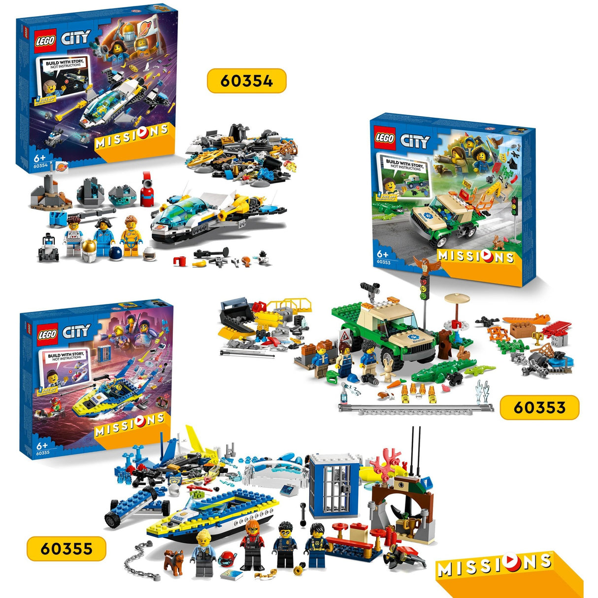 Lego City - Jouet de construction Missions de détective de la police aquatique (60355)