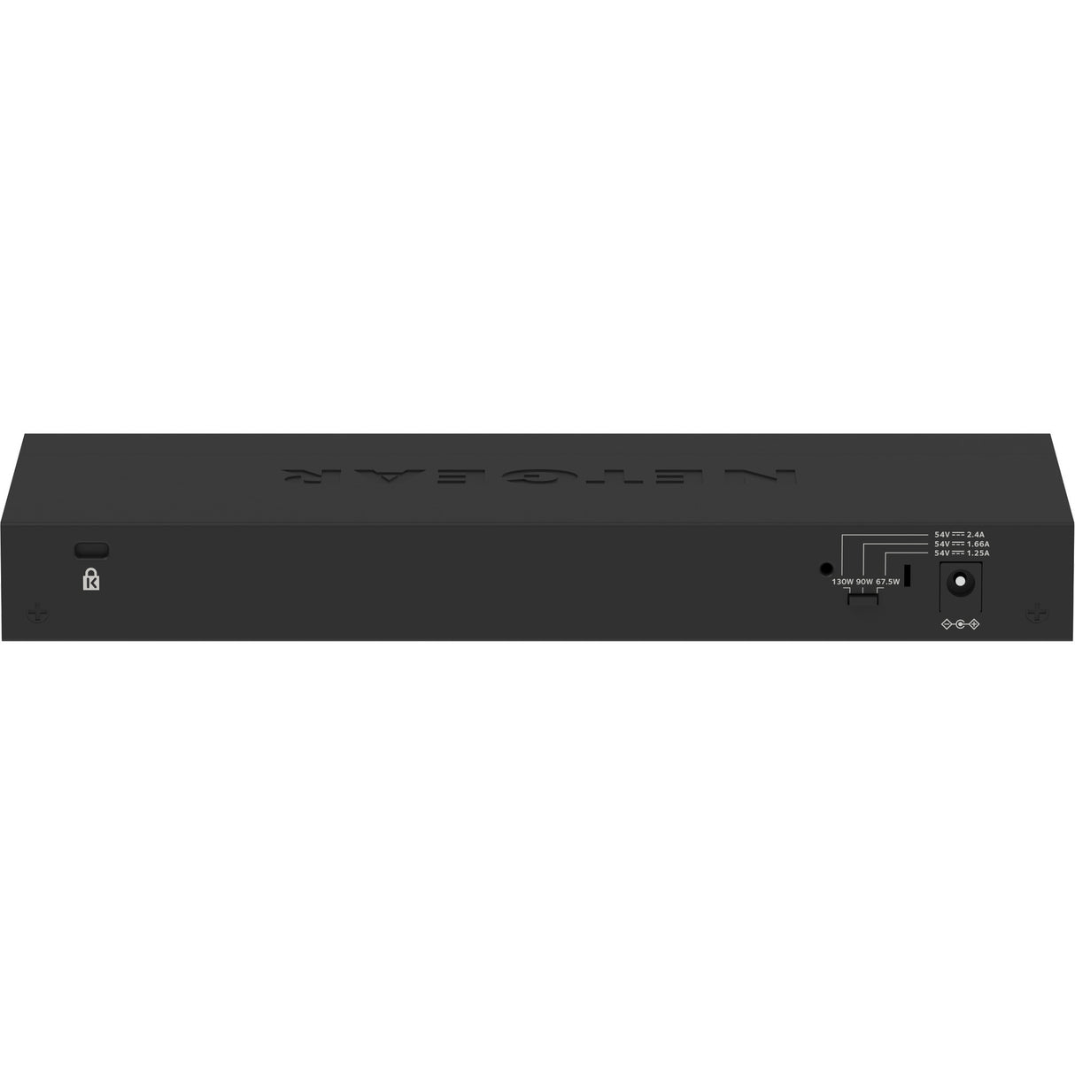 Netgear 8-poorts gigabit ethernet unmanaged poe+ essentials switch (gs308lp) (zwart, 60 watt poe)