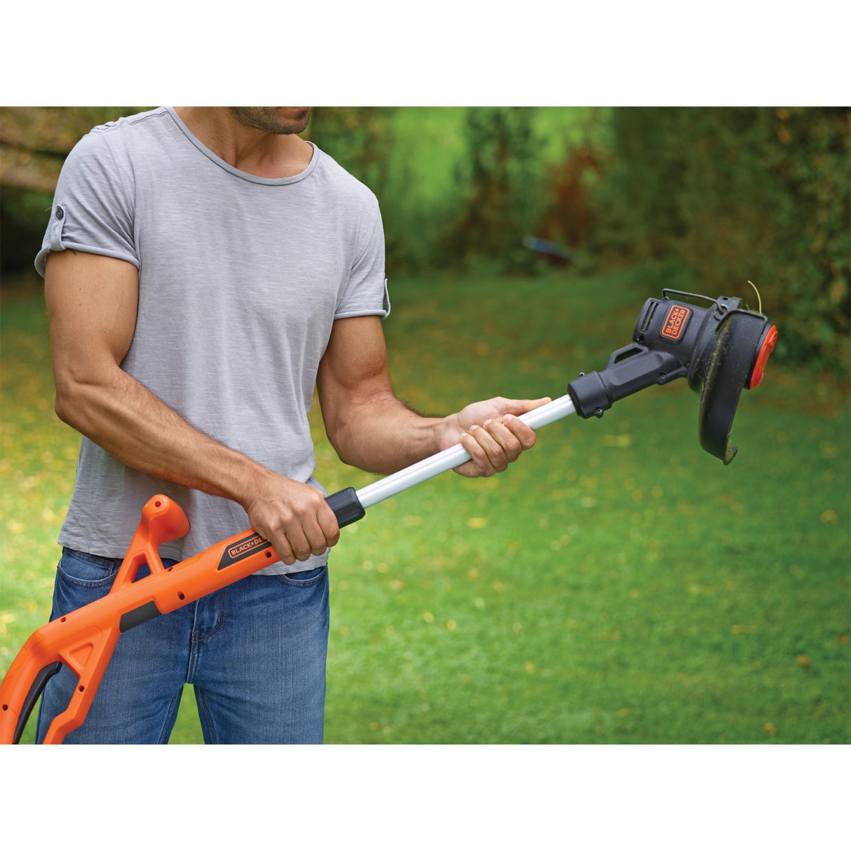 Coupe-herbe à batterie Black+decker st182320 (orange, batterie incluse)