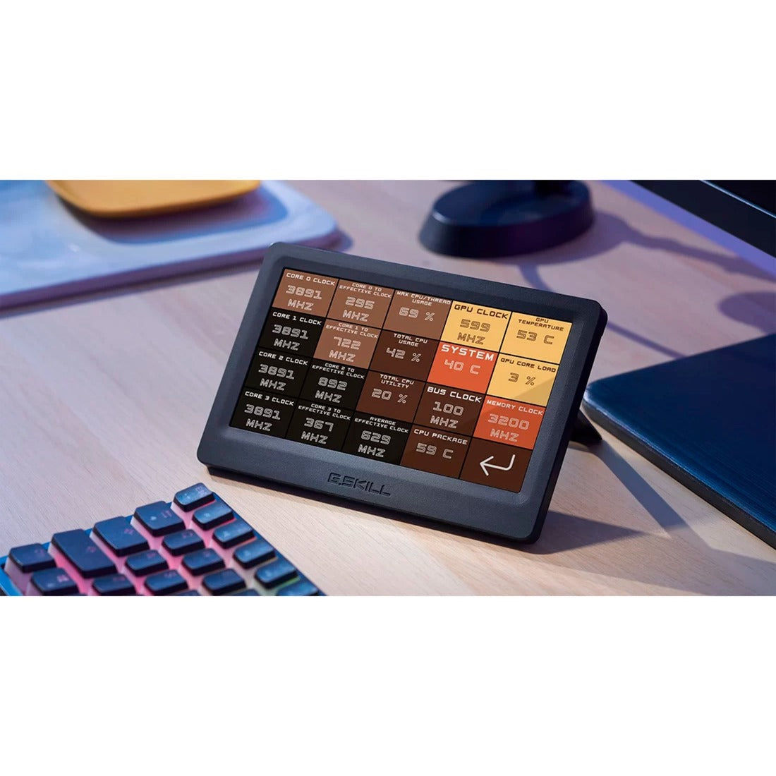 Clavier de jeu G.skill wigidash (noir)