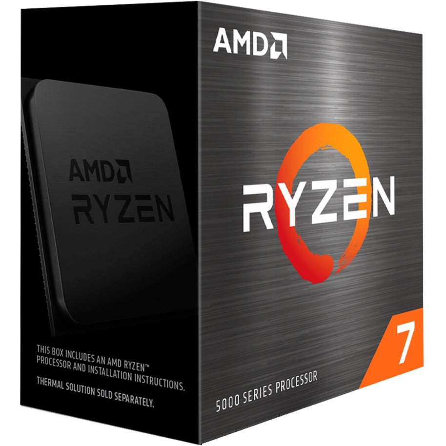 Processeur AMD Ryzen 7 5800x, 3,8 GHz (4,7 GHz Turbo Boost) socket AM4 (débloqué, en boîte)