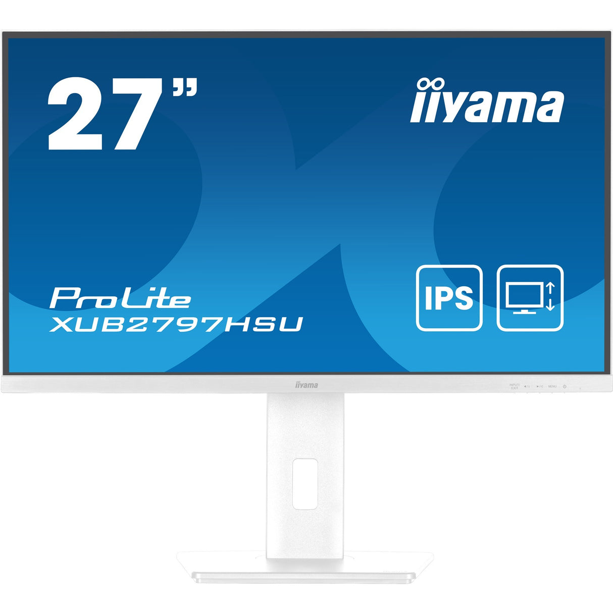 Moniteur Iiyama prolite xub2797hsu-w2 27 (blanc, HDMI, port d'affichage, 2x USB-A, USB-B)