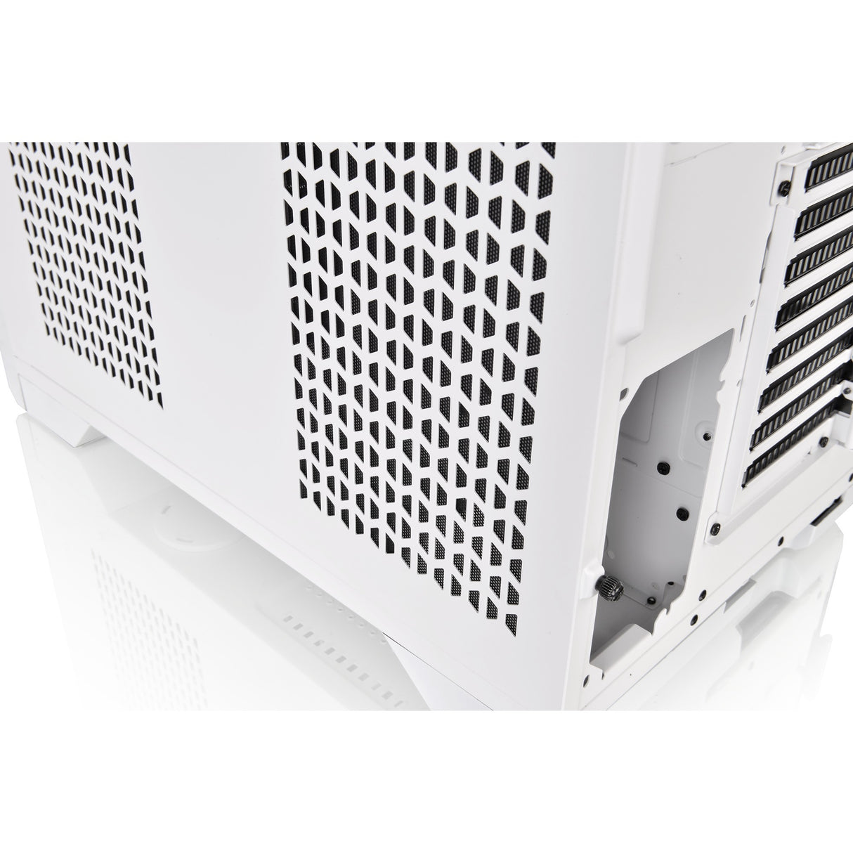 Boîtier tour midi Thermaltake view 51 tg snow argb edition (blanc | 4x USB-A | 1x USB-C | RVB | fenêtre)