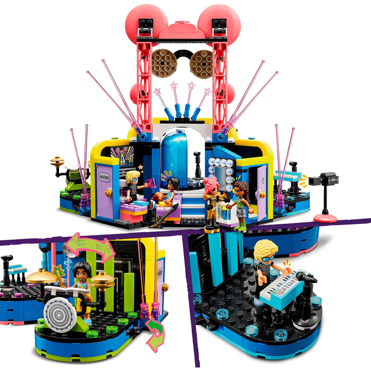 Lego Friends - Jouet de construction pour spectacle de talents musicaux de Heartlake City (42616)