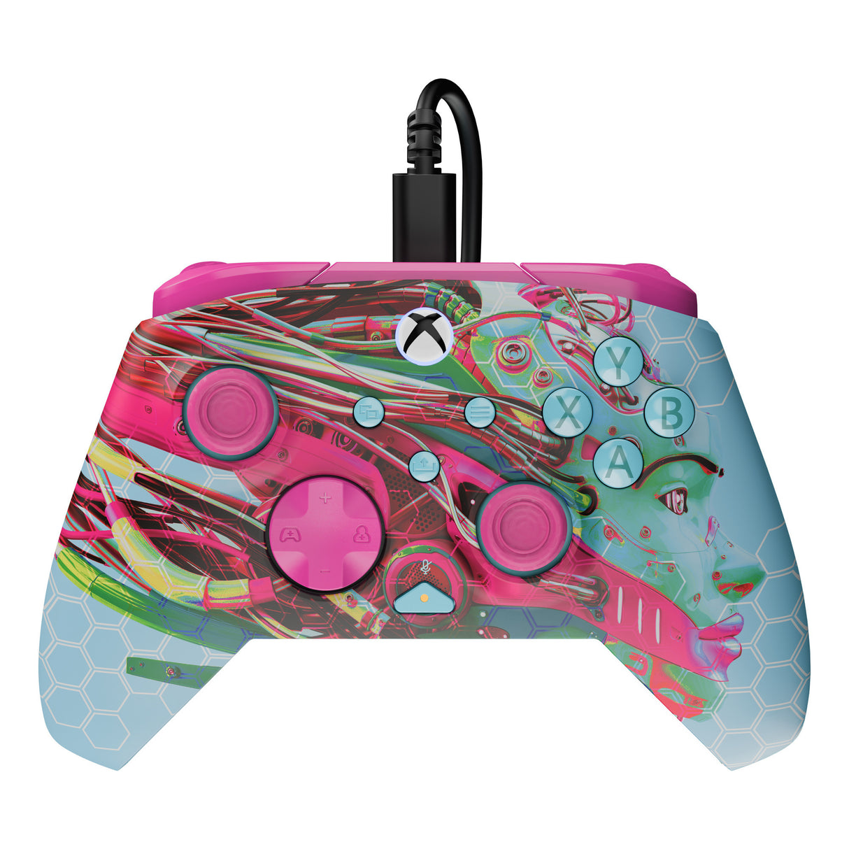 Manette filaire avancée Turtle Beach PDP Rematch Glow (Android Dreams, Xbox Series X|S, Xbox One, PC)