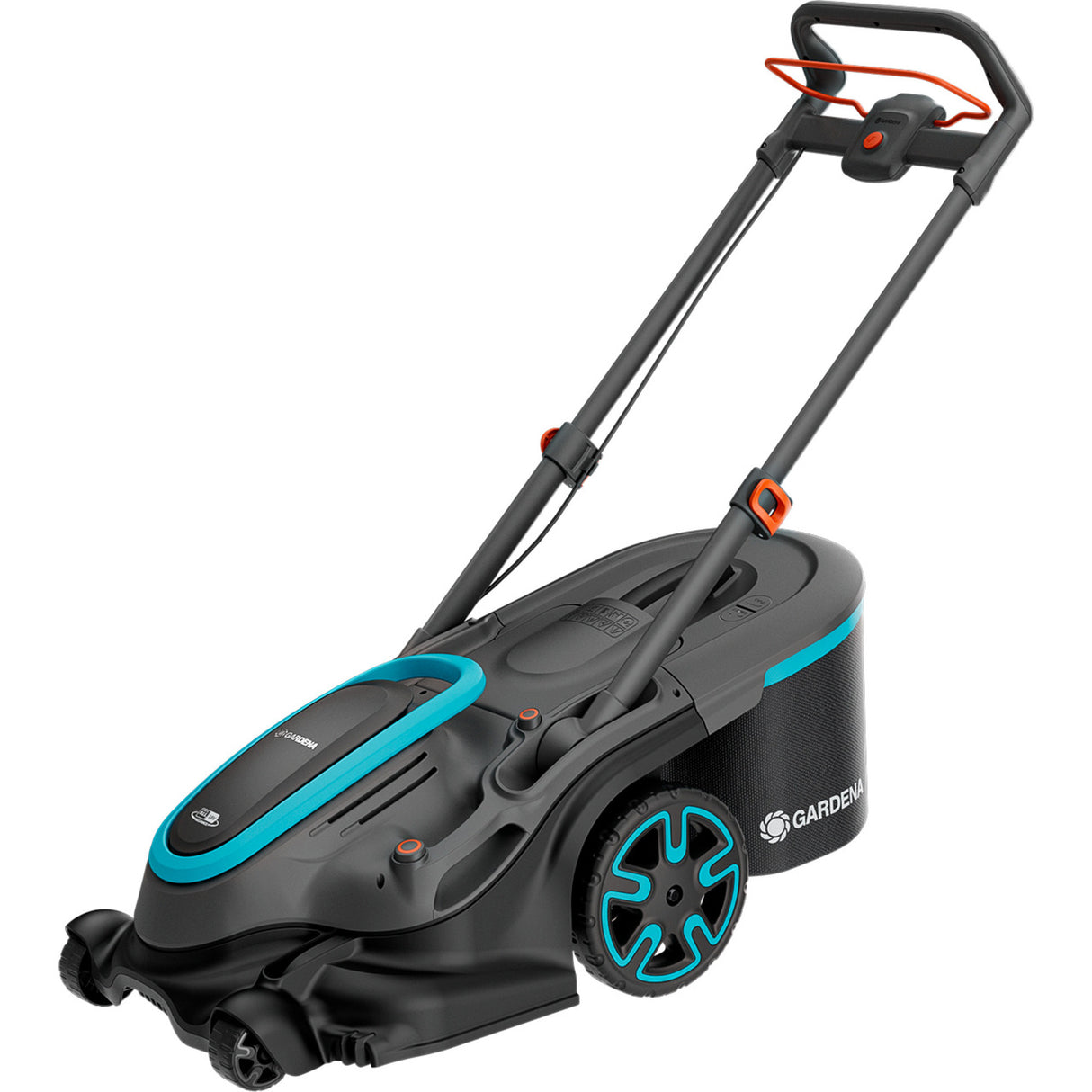 Gardena tondeuse à gazon powermax duo 46 36v (gris noir, 2x batterie et chargeur inclus)