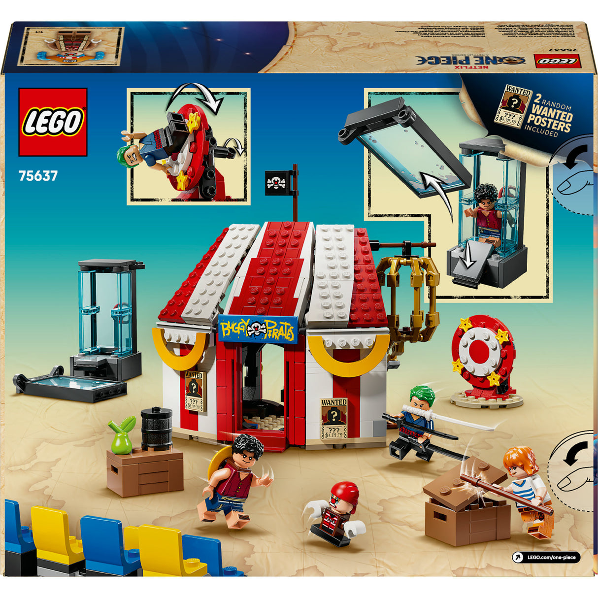 Tente de cirque Lego One Piece 75637 de Buggy le clown