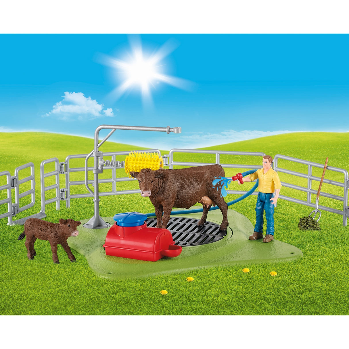 Schleich Farm World Cow Wasplaats 42529