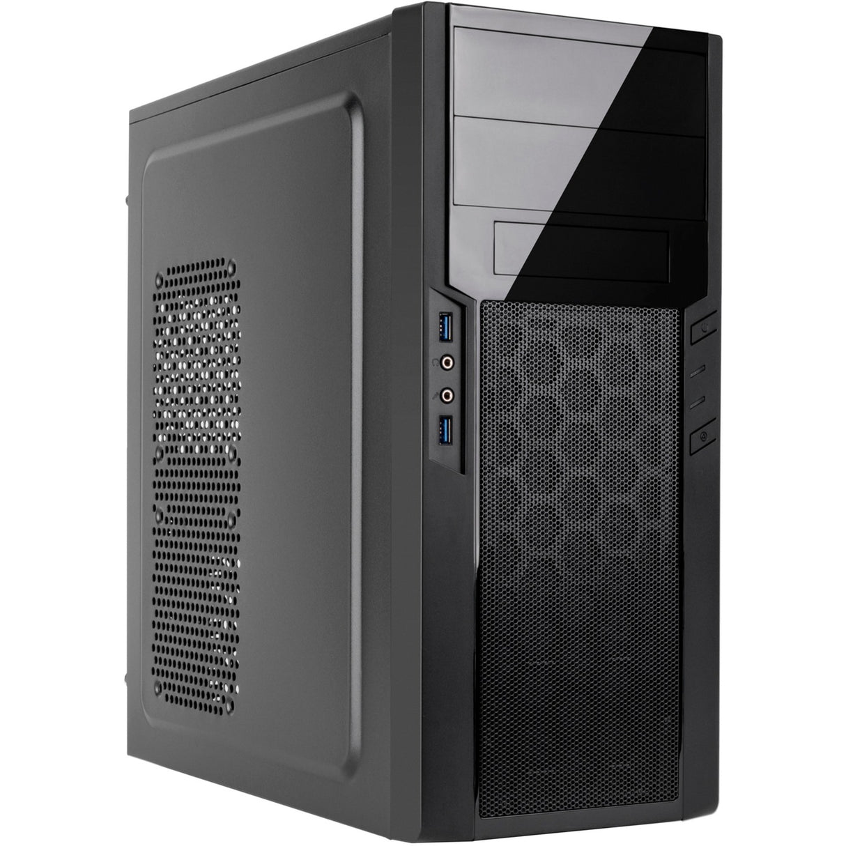 Boîtier tour midi Silverstone sst-ps13b (noir | 2x USB-A)