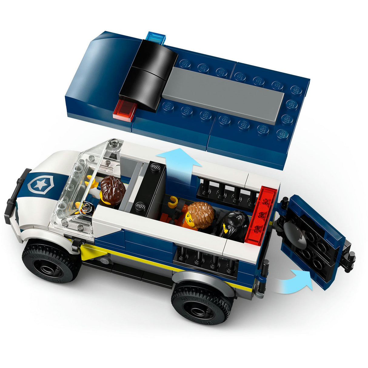Lego city 60479, transport de prisonniers de la police