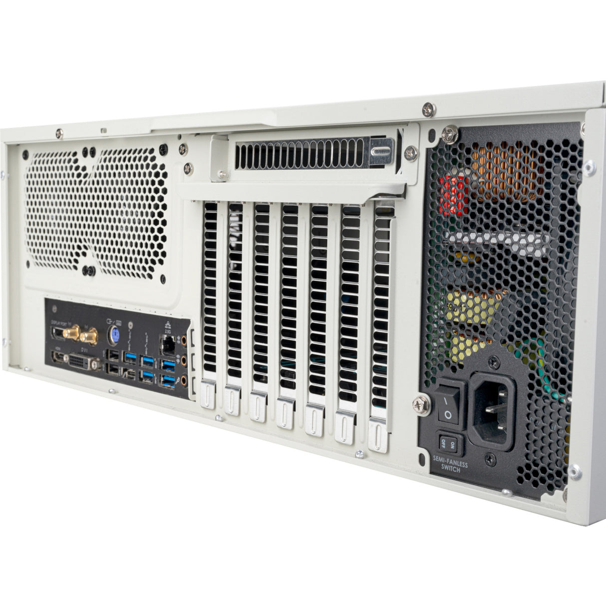 Boîtier HTPC Silverstone FLP01 (crème | 2x USB-A | 1x USB-C)