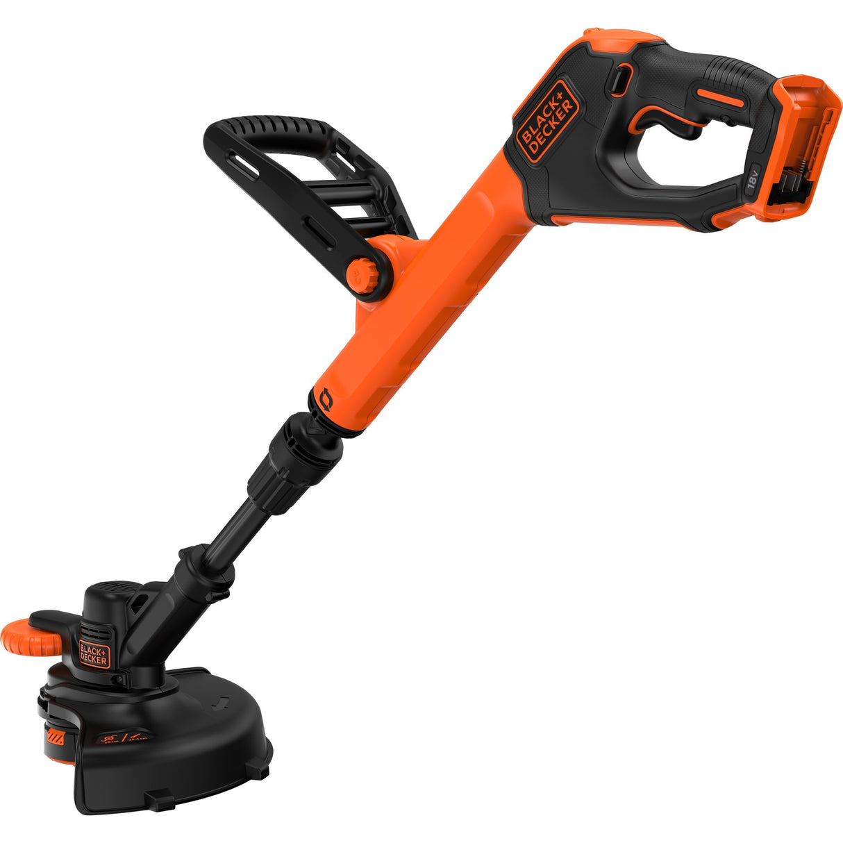 Coupe-herbe Black+decker 18v afs sans batterie (noir orange, 28 cm, batterie et chargeur non inclus)