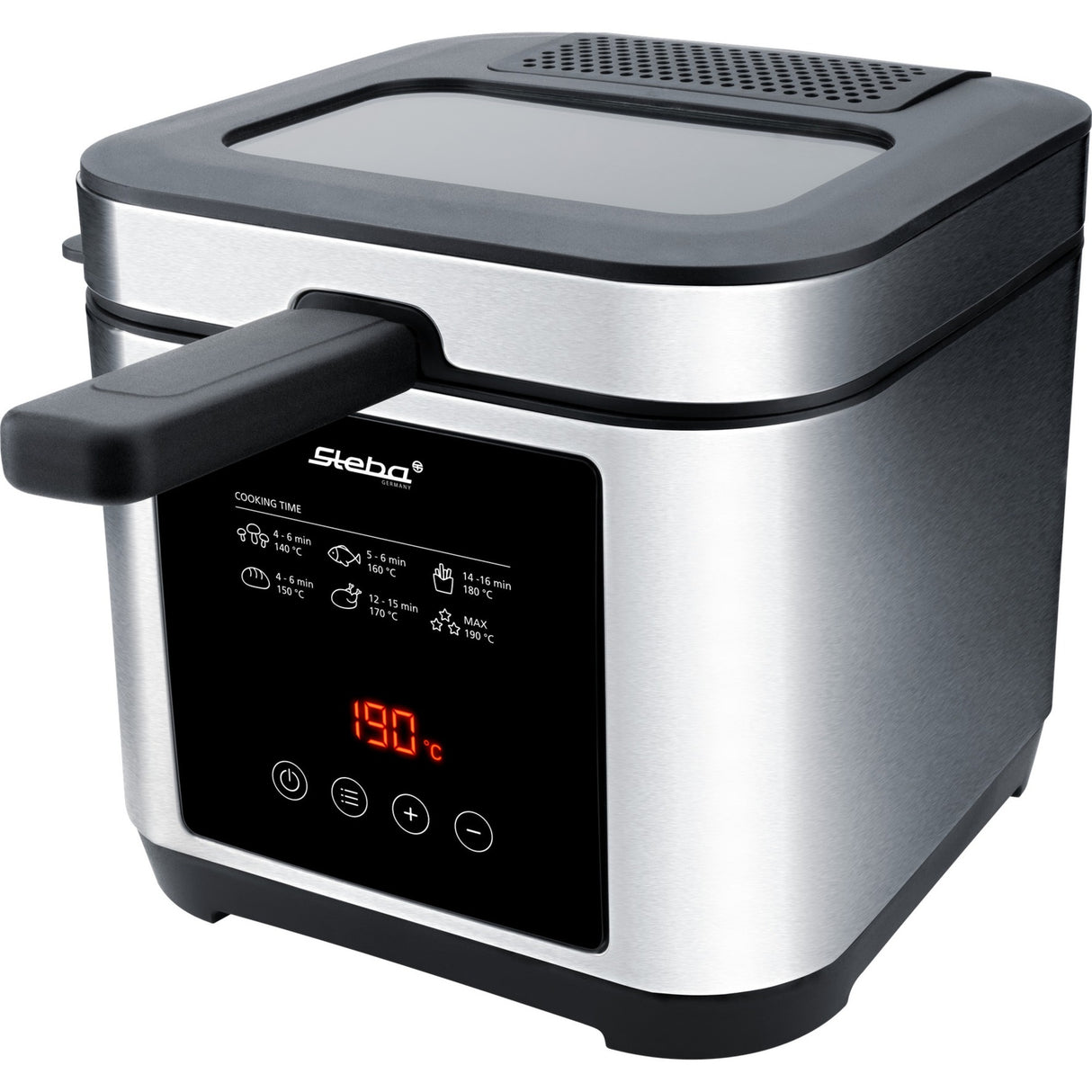Friteuse Steba df 150 (acier inoxydable noir, 2,5 litres)