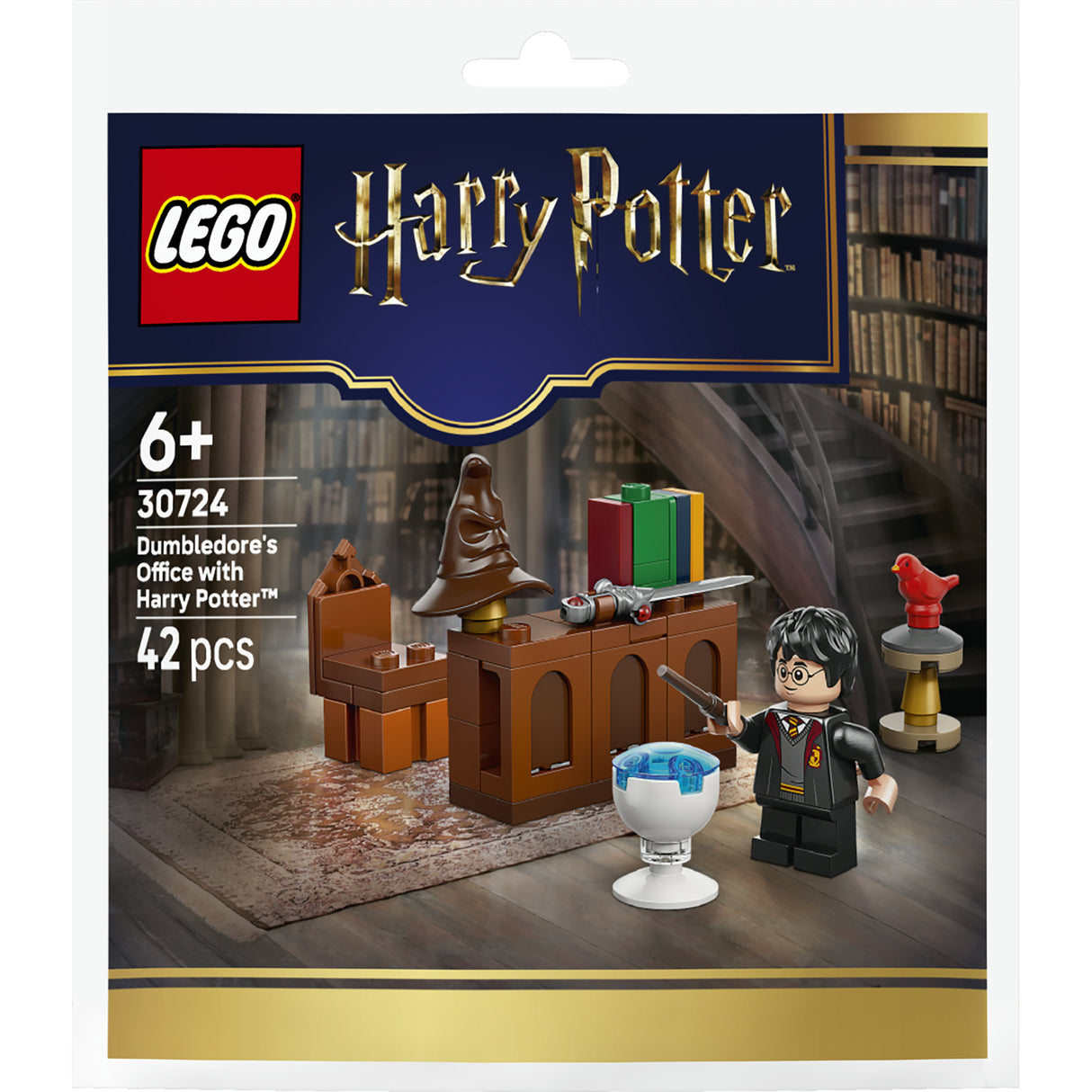 Lego harry potter - perkamentus kantoor met harry potter constructiespeelgoed (30724)