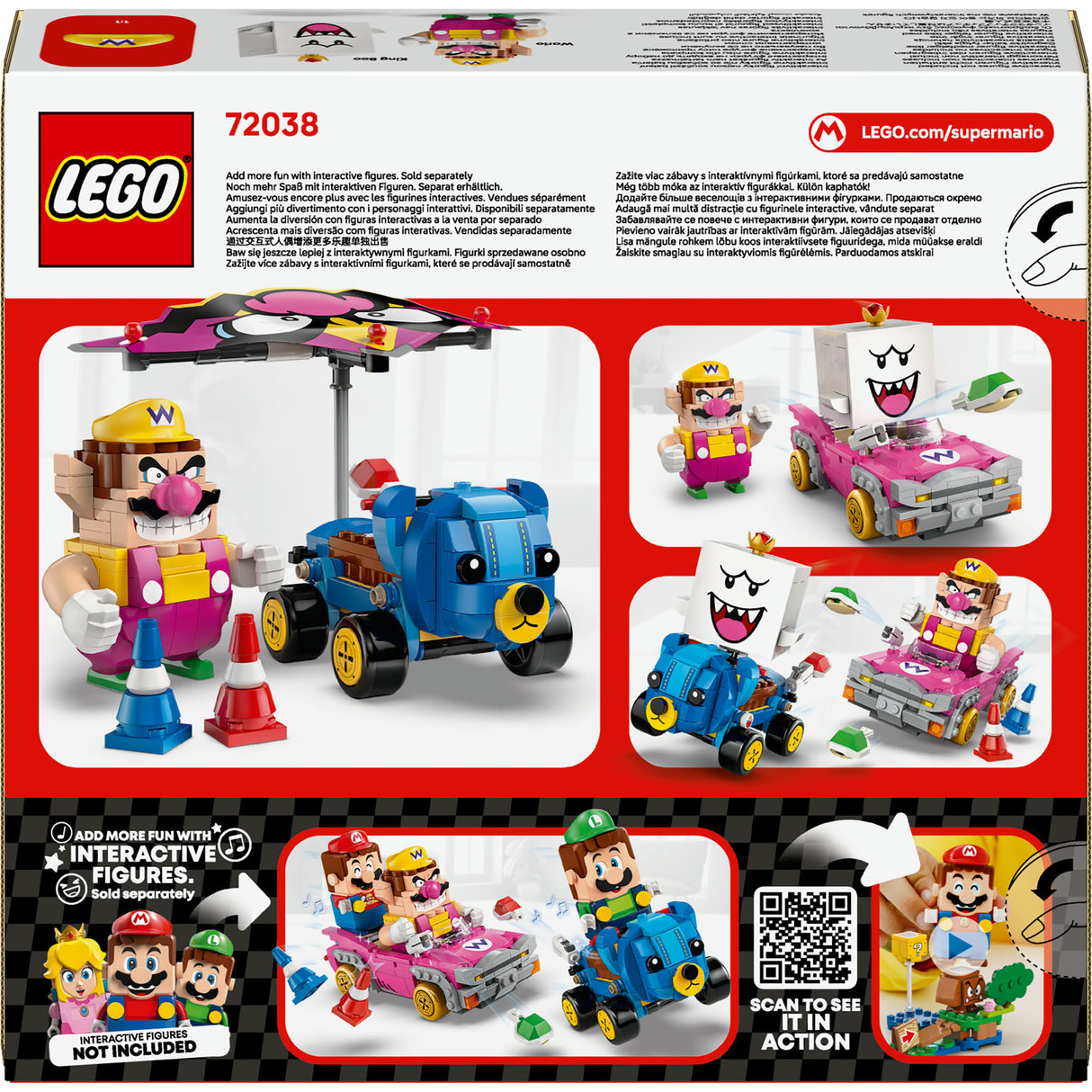 Lego super mario 72038 wario et roi boo