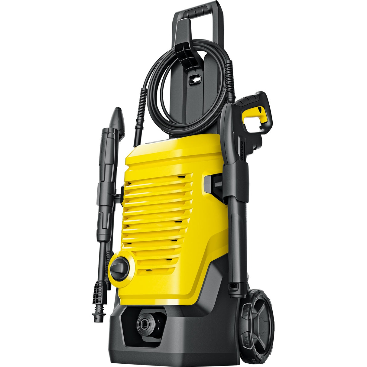 Nettoyeur haute pression Kärcher k 4 wcm (jaune noir, avec nettoyeur haute pression)