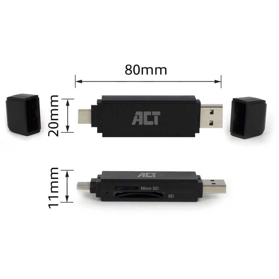 Lecteur de carte Act ac6375 noir