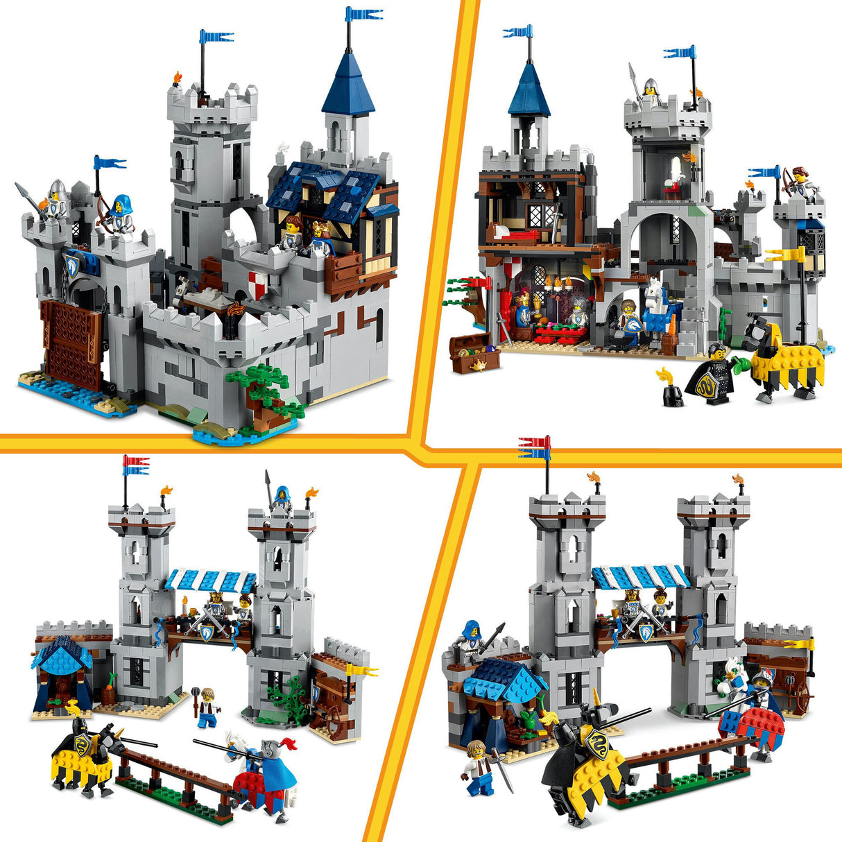 Lego Creator 31168 Château médiéval avec chevaliers à cheval