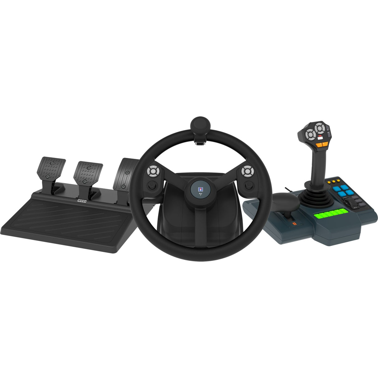Ensemble de simulateur de système de contrôle de véhicule agricole Hori (noir)