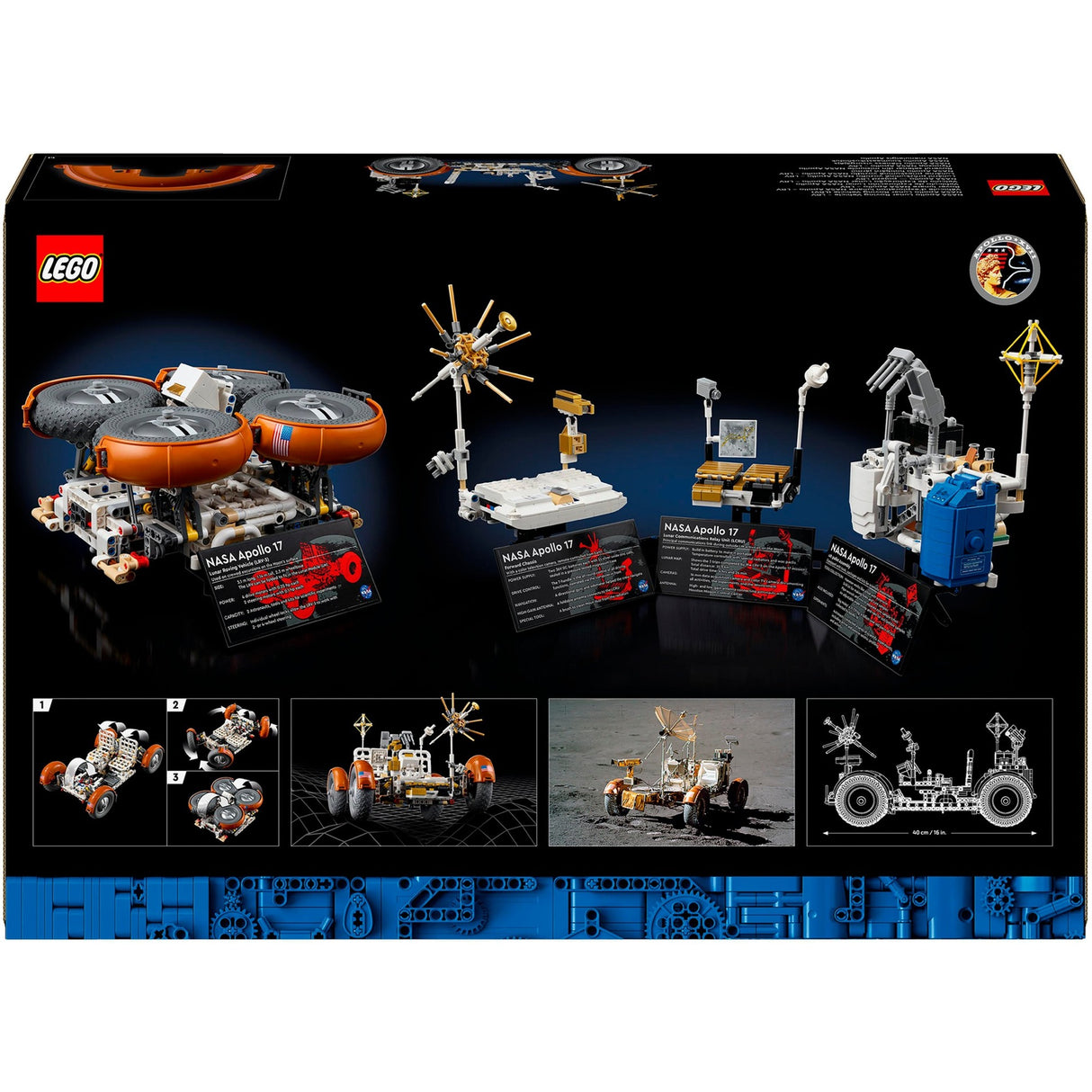 Lego technic 42182 nasa apollo moon rover lrv