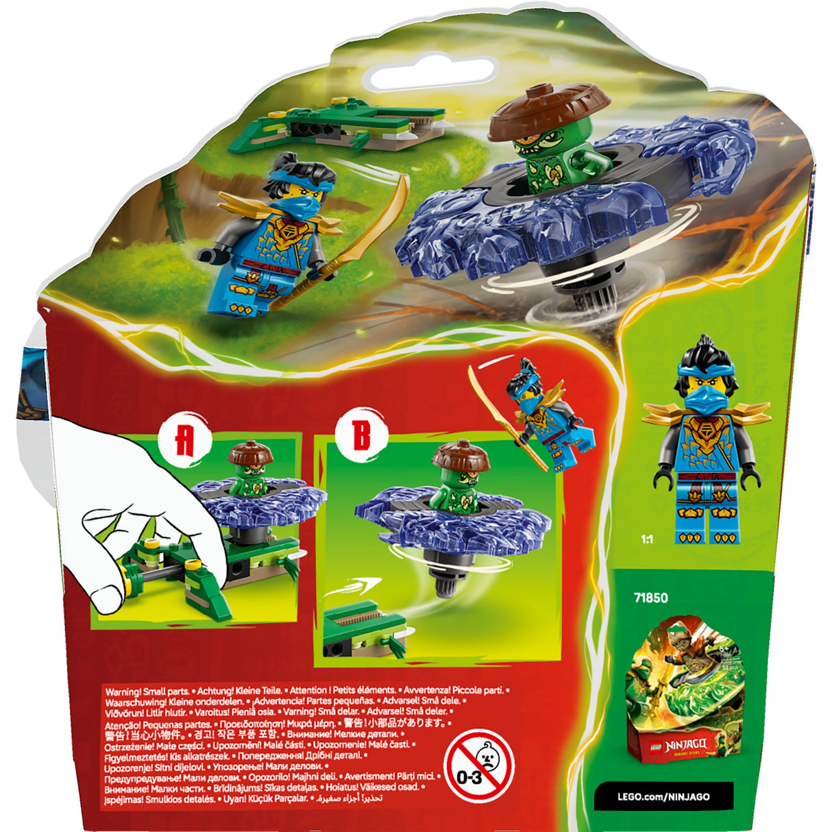 Lego Ninjago 71849 Nya contre le monstre élémentaire