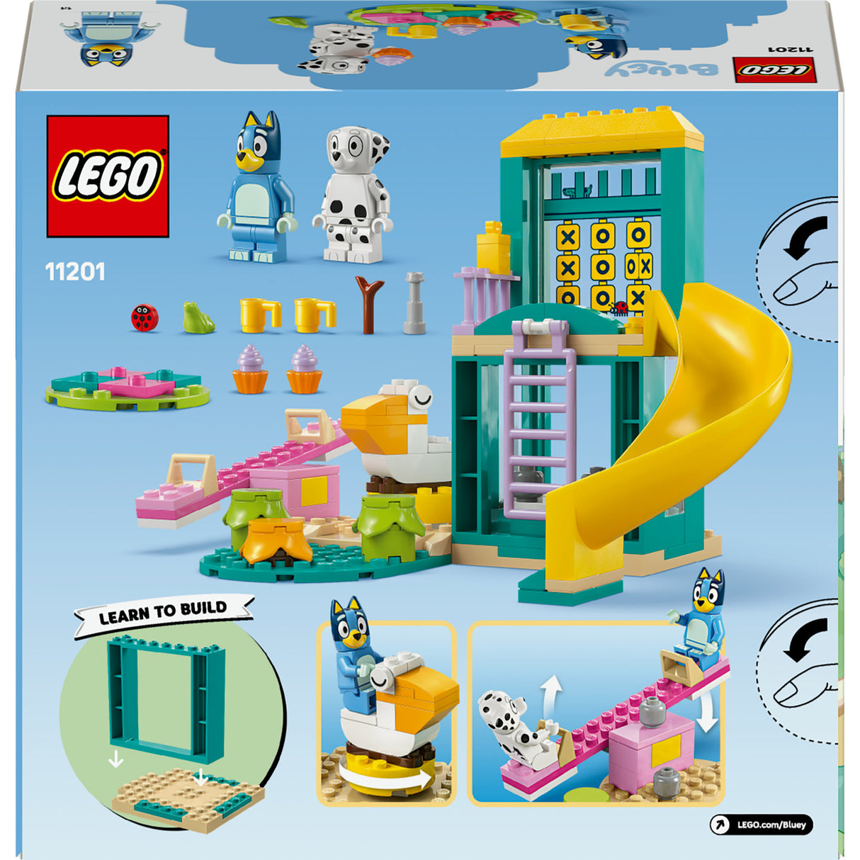 Lego 11201 Bluey et Chloé dans la cour de récréation | 2 pièces