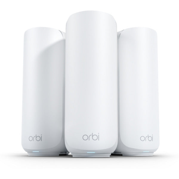 Netgear Orbi 370 Système maillé WiFi, système maillé WiFi 7 double bande, routeur maillé 3 pièces (blanc, 1x routeur Orbi WiFi 7 (RBE371), 2x satellites Orbi WiFi 7 (RBE370))