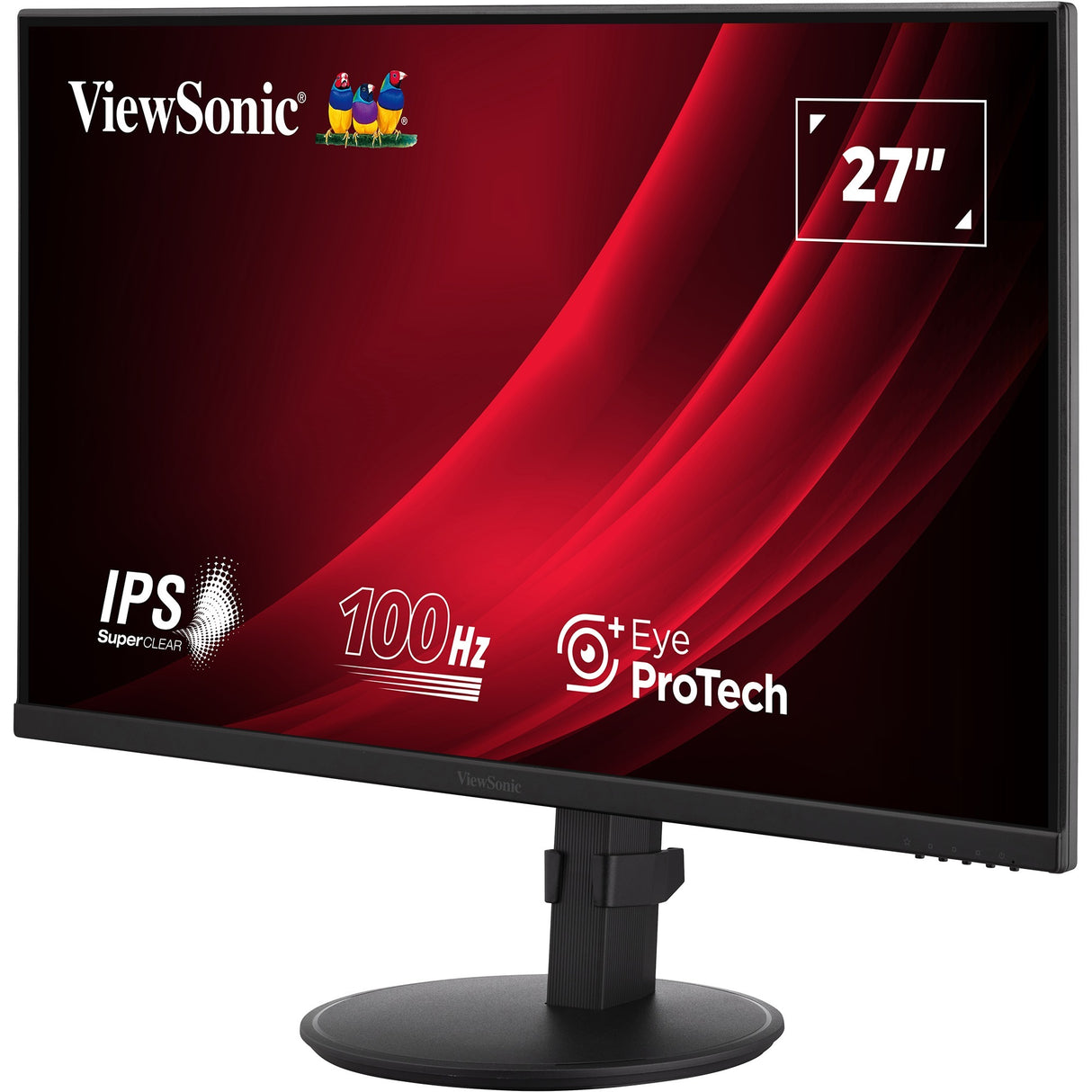 Moniteur Viewsonic vg2708a-mhd 27 (noir, 1x hdmi, 1x display port, vga, son, 100 hz)