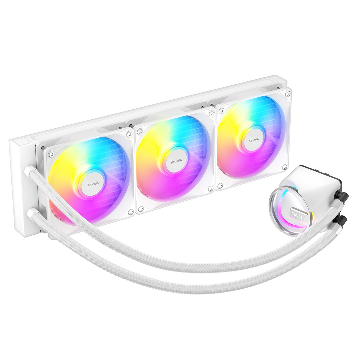 Refroidissement par eau Antec skeleton 360 argb (blanc)