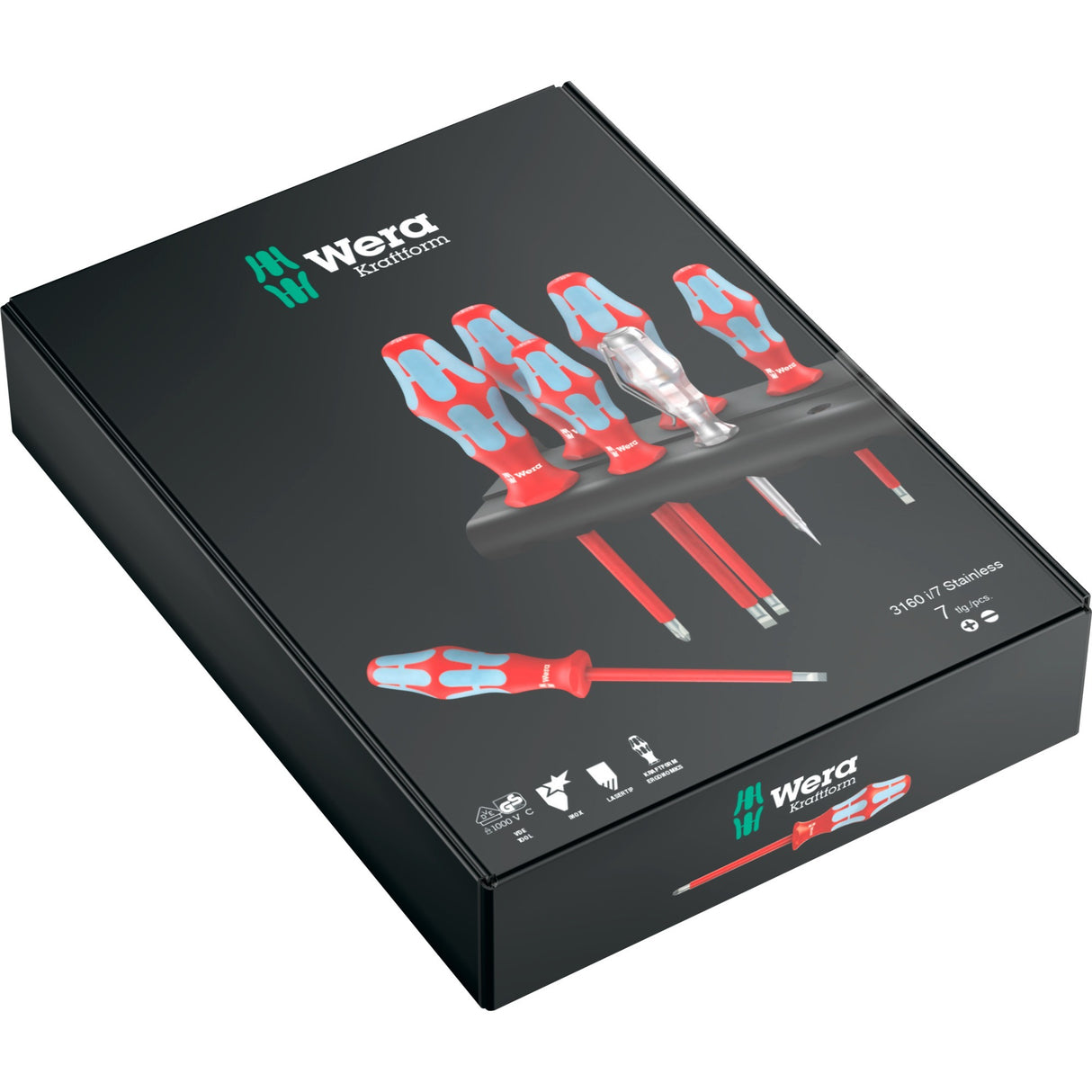 WERA 3165 I 6 SETTRIEUR DE TOUJOURS, acier inoxydable + RE