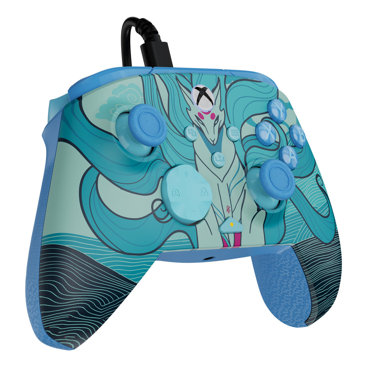 Manette filaire avancée Turtle Beach Rematch (Blue Kitsune, Xbox Series X|S, Xbox One, PC)