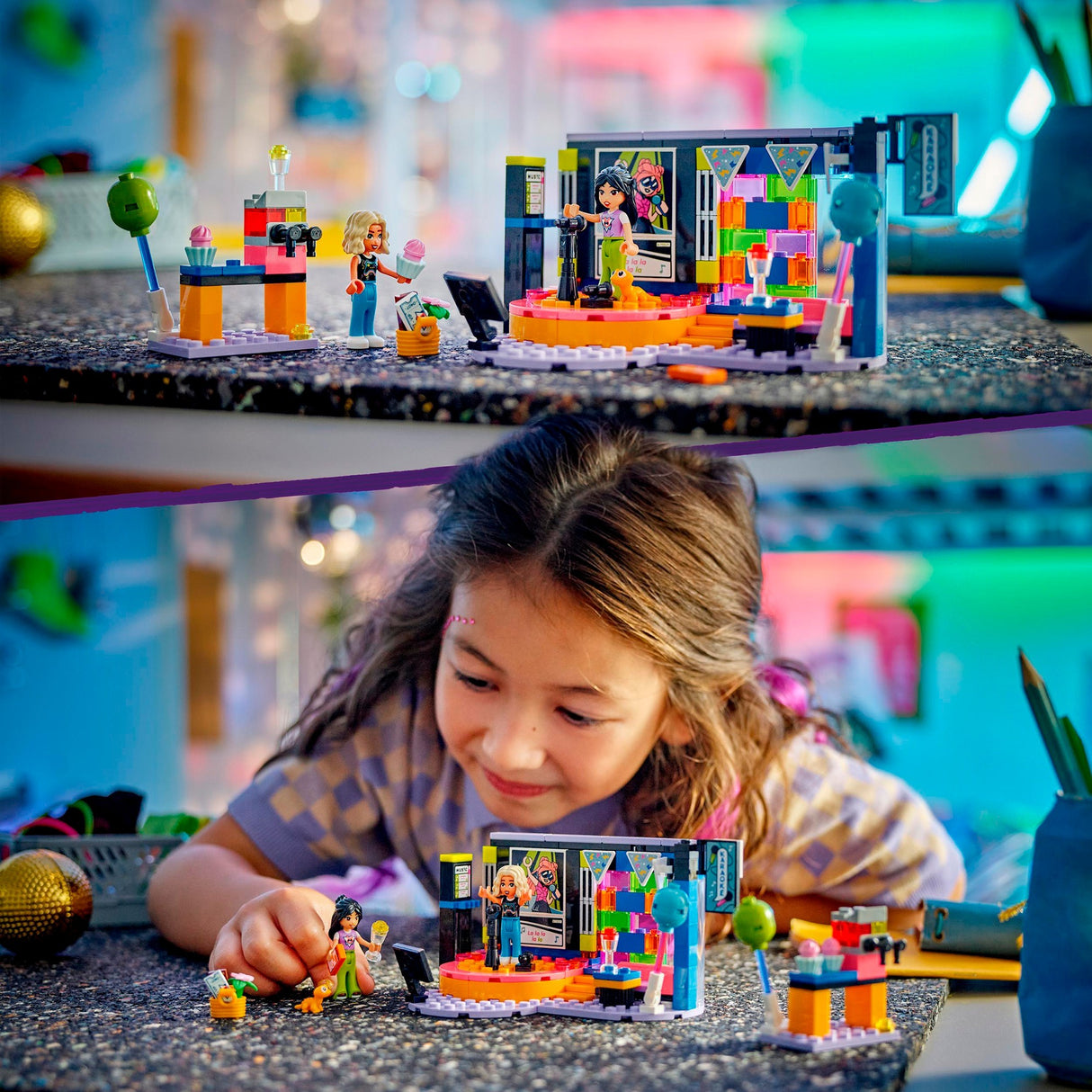 Lego Friends - Jouet de construction pour fête musicale karaoké (42610)