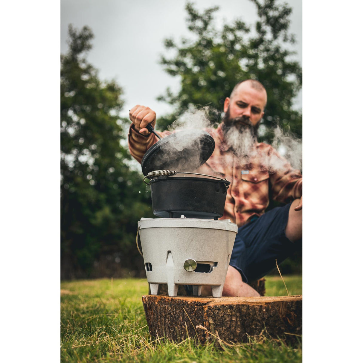 The Windmill Dutch Oven Poêle de cuisson 4,5 qt (noir, ø 25,5 cm | 3,8 litres)