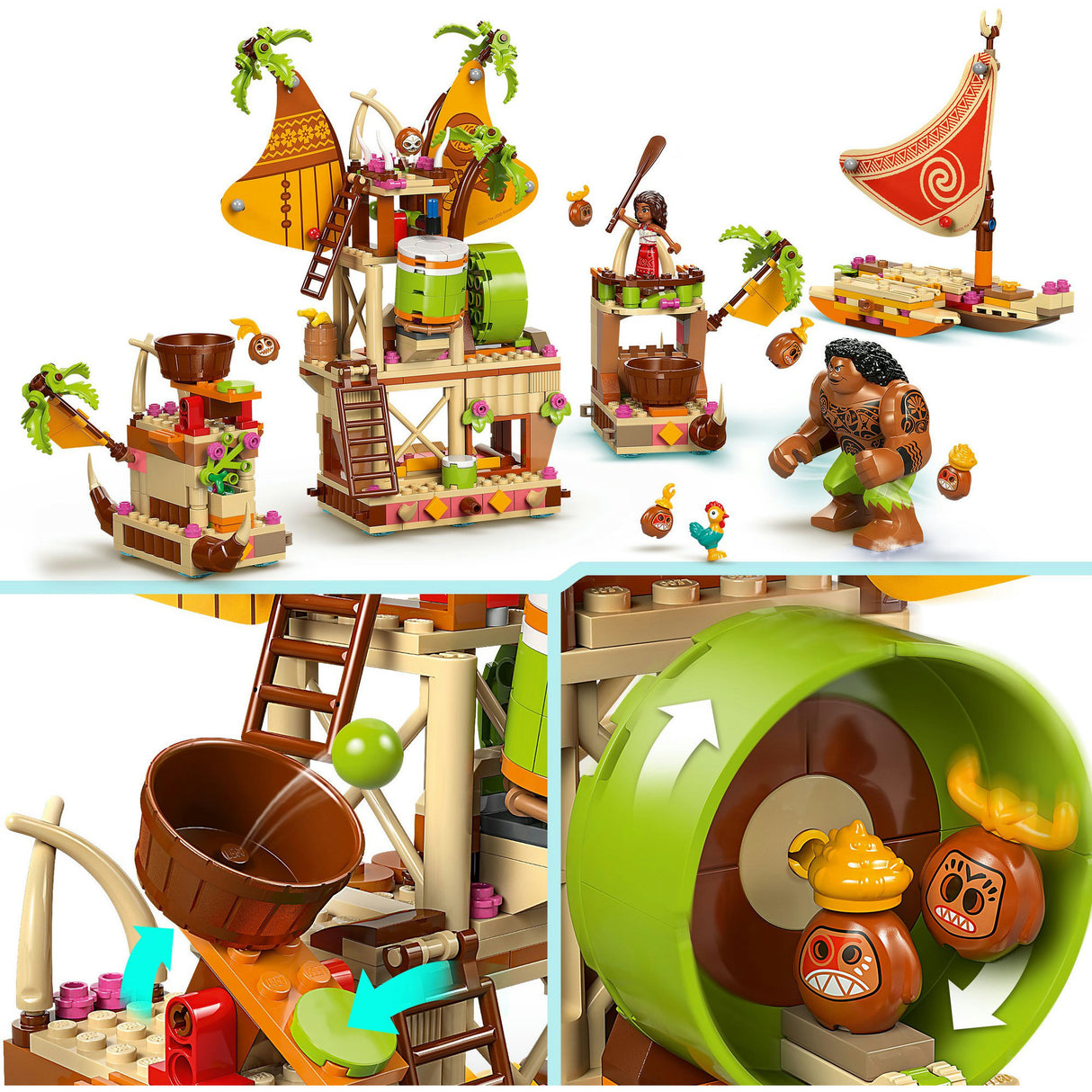 Lego Disney 43258 Le bateau Kakamora